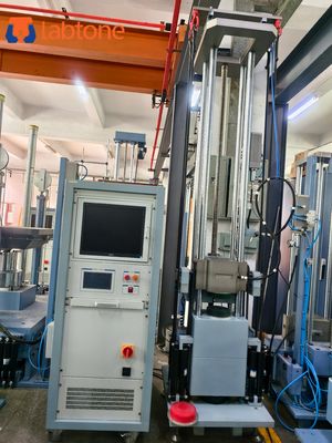 Schoktestsysteem ontworpen voor schoktests met hoge versnelling, met elektrische takelpositionering en kenmerken van een gesmede aluminium tafel
