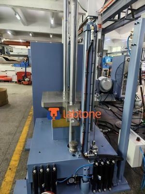 Mechanische schoktest systeem SKT50 50kg payload voert halve sinus 100g 11ms uit