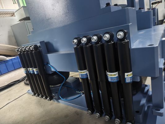 Elektrodynamisch triltest systeem met 3-assige trillingen MET installatie van trillingsbestendige basis