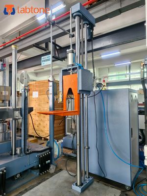 Labval-valtest met motorbesturing en hydraulische demping voor complete evaluatie van verpakkingen en producten